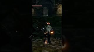 1 shot Titanite demon with Firestorm metal heavymetal darksouls fire burn twitch gaming [upl. by Eadahs]