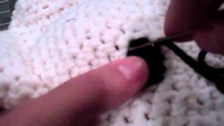 How to Crochet Hello Kitty Beanie with Earflaps Tutorial Part 7 [upl. by Norris]