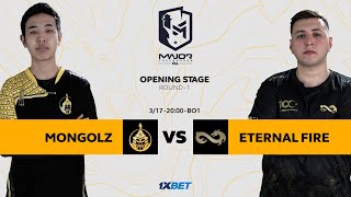 MONGOLZ vs ETERNAL FIRE  PGL Major 2024  Opening Stage  Day 1  MN cast [upl. by Odranreb]