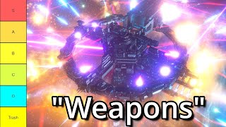 A TERRIBLE 37 Stellaris Weapons Tier List [upl. by Cammy]