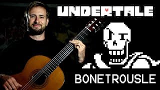 Undertale Guitar Cover  BONETROUSLE Papyrus Theme  Sam Griffin [upl. by Thacker]