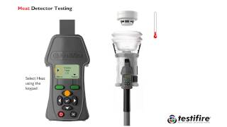 Testifire Heat Detector Testing and Hi Heat Setting [upl. by Betty]