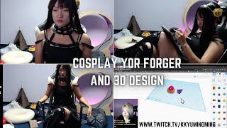 3D Design in Tinker cad and Yor Forger Cosplay  Chuncheon 10152022 [upl. by Lukas]