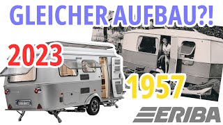 Legendäre Wohnwagen Technik von 1957 in 2023 ERIBA Touring Familia Triton amp Troll Modelle [upl. by Eahc]