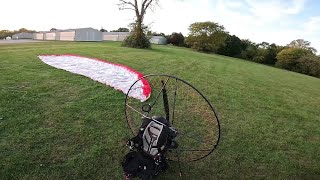 Quick Sunset Paramotor Flight Over Michigan [upl. by Oakie577]