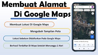 Cara Buat Alamat Toko  Rumah  Gedung  Kantor  Di Google Maps  Buat Lokasi Di Google Map [upl. by Tobiah]