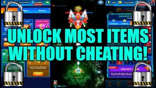 How To Unlock Almost Everything WITHOUT Spending Money On Galaxy Attack Alien Shooter [upl. by Nicodemus118]