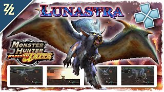 MHFU  Long Sword Gameplay  Hunting Lunastra Solo [upl. by Saibot]