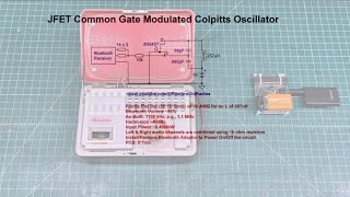 JFET Common Gate Modulated Colpitts Oscillator [upl. by Kaasi]