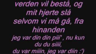 Jeg var din med lyrics [upl. by Janela405]