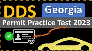 Georgia Permit Practice Test 2023 DDS GA Driving Test Questions and Answers [upl. by Yorgo]