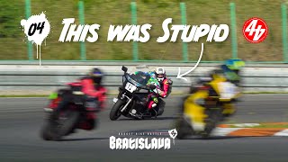 INAPPROPRIATE TRACKDAY  Budget Bike Battle Bratislava  Day 04 [upl. by Nekcerb]