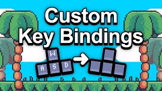 Setting Up Custom Key Bindings  GDevelop [upl. by Nnaik657]