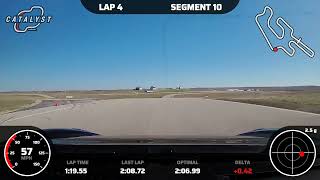 New Personal Best of 20760  Porsche Cayman GTS Car Track Day  Eagles Canyon Raceway TX [upl. by Abbub373]