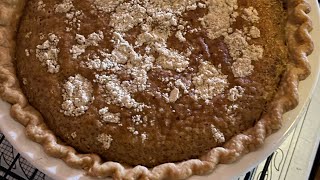 Wood Cook Stove Baking  “Shoofly Pie” [upl. by Tugman]