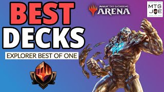 Metagame Breakdown Best MTG Explorer Best of One Decks [upl. by Alitta]