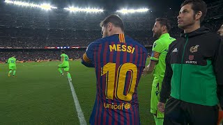 Lionel Messi vs Levante  201819 Home 4K UHD English Commentary [upl. by Ainivad]