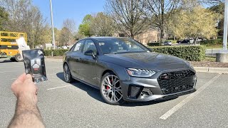 2023 Audi S4 Premium Plus Start Up Exhaust Test Drive Walkaround POV and Review [upl. by Icram]