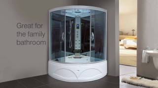 Steam Showers Steam Shower Shower Enclosure Shower Cabin  AquaLusso [upl. by Inus]