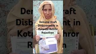 Demand Draft Disbursement in Kotputli by F for B Solutions fforbsolutions rajasthangovernment [upl. by Ahsyat819]