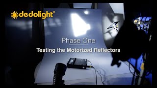 dedolight demonstration of remote dmx control of reflectors [upl. by Bennir]