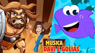 Davi e Golias música infantil  História de Davi e golias cantada por Bob Shark [upl. by Tallu]