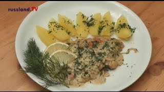 Fisch in Krensoße Rezept [upl. by Sarene]