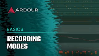 Recording modes in Ardour [upl. by Nyleda48]