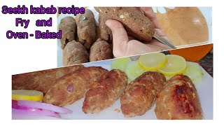 Ovenbaked Seekh Kabab recipeEasy seekh kabab recipeOvenbaked less oil seekh kabab seekhkabab [upl. by Avihs]