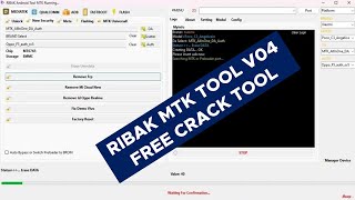 RIbak MTK Tool V04 Free Crack Tool mtk frp remove tool [upl. by Clarey]