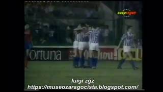 John Aldridge Real Sociedad  02091990  Real Sociedad 1x0 Zaragoza  1 gol [upl. by Dupuis686]