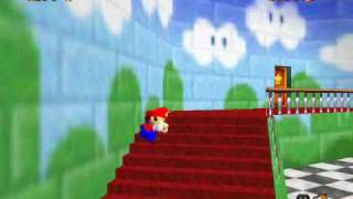 Super Mario 64 Castle Freerun TAS [upl. by Ynabe]