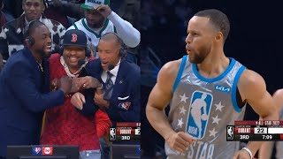 Stephen Curry shocks entire world with most insane stretch of shooting in All Star Game [upl. by Anirazc]