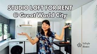 Studio Loft for Rent at Great World City [upl. by Asirram]