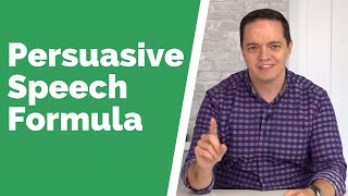 Persuasive Speech Formula SHORTS [upl. by Pasia]