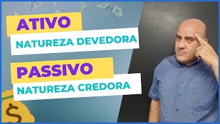 Entenda agora por que as contas do Ativo tem natureza Devedora e as do passivo tem natureza Credora [upl. by Alebasi954]