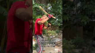 Eskrima Tutorial  Single Stick 360 Striking Technique  Filipino Martial Arts Weapons FMA arnis [upl. by Ecidnac180]