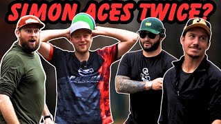 HOW MANY ACES IN 9 HOLES w SIMON LIZOTTE BIG JERM amp ULI [upl. by Cailly]