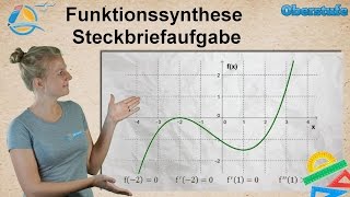 Funktionssynthese  Steckbriefaufgabe  Oberstufe ★ Übung 2 [upl. by Ailes]