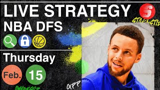 NBA DFS Strategy Thursday 21524  DraftKings amp FanDuel NBA Lineup Picks [upl. by Trevar]