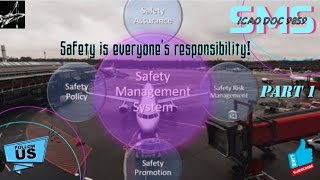 Safety Management System PART 1 SMS Implementation at Aerodromes I State Safety Program [upl. by Saihtam338]