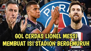 TENANG NAMUN MEMATIKAN‼️Gol cerdas Messi bikin isi stadion bergemuruh dalam laga PSG vs ANGERS [upl. by Netsrejk335]