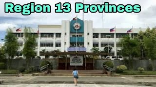 Region 13 province list  Mga probinsya sa rehiyon 13 [upl. by Godspeed]