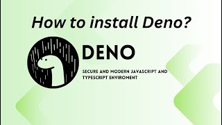 Deno Easy Installation on Windows Quick amp Simple Guide for Beginners  Full Stack Explorers [upl. by Scutt]