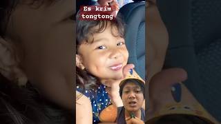 Es krim tong tong shortvideo reaction funny [upl. by Eerac]