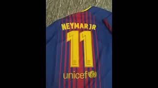 Camisa Barcelona Neymar 2017 Nike Original [upl. by Aniraad]