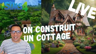 SIMS 4  COTTAGE AUTOMNE COZY  LIVE 🤗🌸 [upl. by Aguste701]