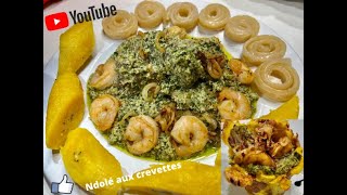 NDOLÉ aux CREVETTES et à la viande de Boeuf Repas CAMEROUNAIS facile et rapide [upl. by Granny]