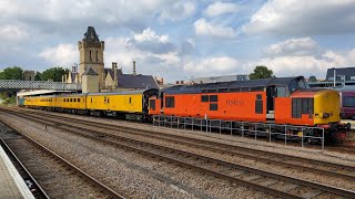 37607 amp 37610 at Lincoln Central with the monthly test train 16092023 [upl. by Delanos]