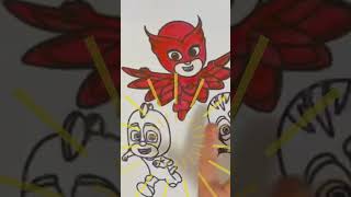 PJ Masks Coloring Pages  How to Draw Catboy Owlette Gekko [upl. by Sawyer]